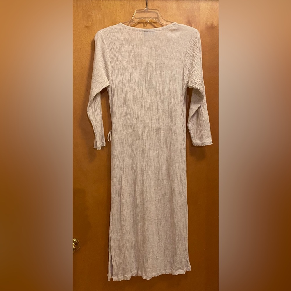 The Planet Cream Rayon Dress made in Indonesia - Picture 4 of 7